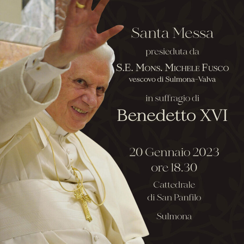 Santa Messa in suffragio di Benedetto XVI