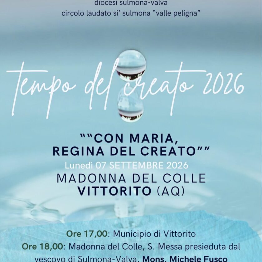 “Con Maria Regina del Creato” – Laudato Si a Vittorito