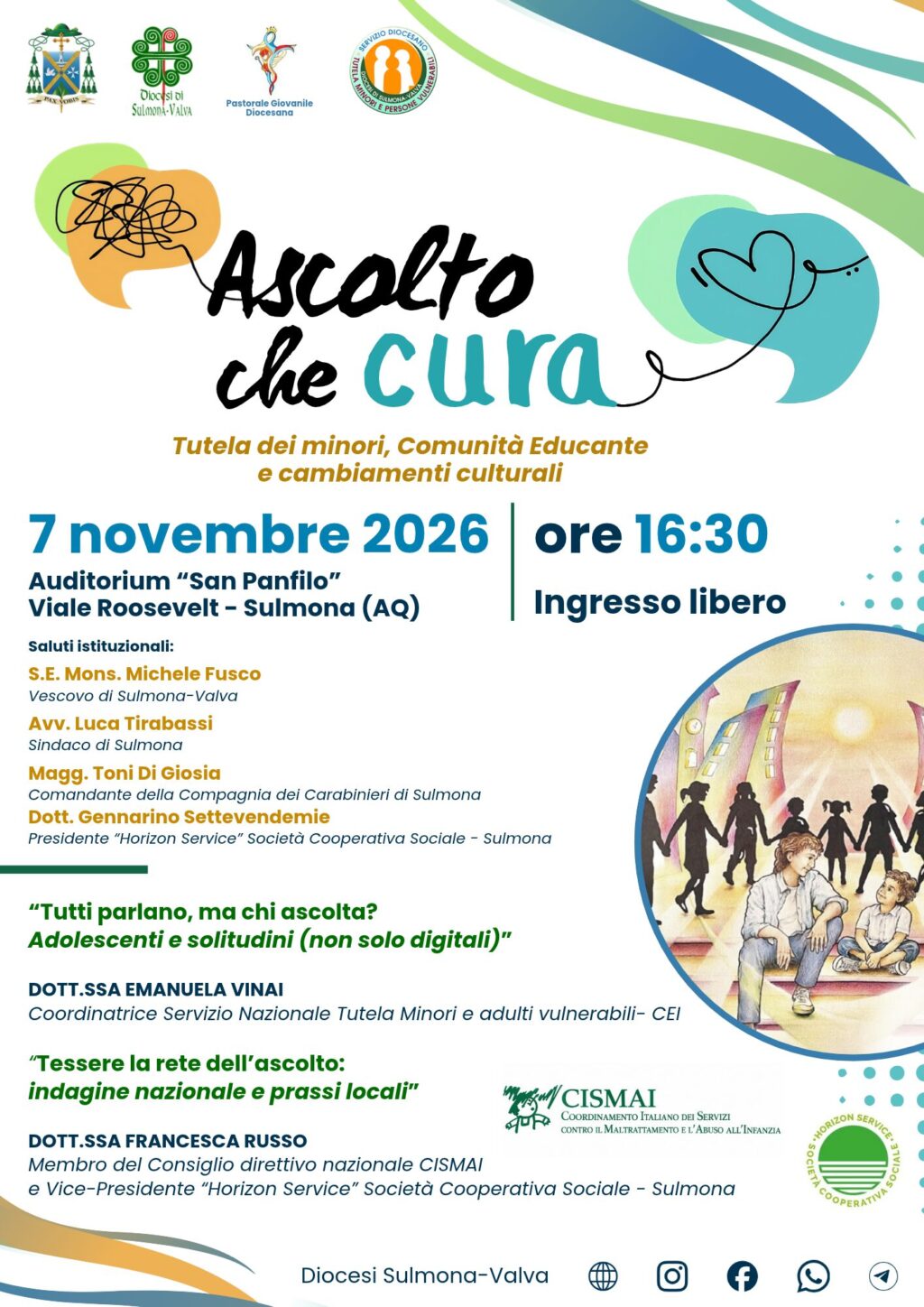 L’ASCOLTO CHE CURA: PER UNA COMUNITÀ CAPACE DI CUSTODIRE I PIÙ GIOVANI